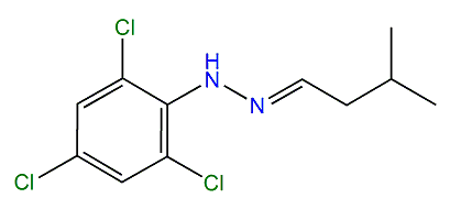 Butanal 3-methyl-2,4,6-trichlorophenyl hydrazone